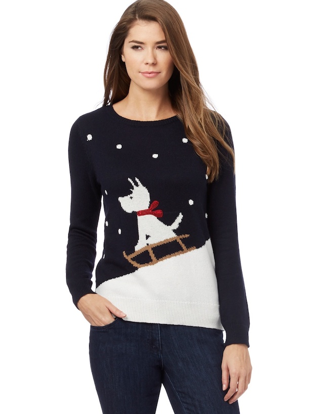 westie christmas sweater